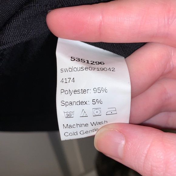 Shein Tulle Sleeve Blouse XL New without tags - Picture 8 of 13